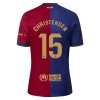 Maillot de Supporter FC Barcelone Christensen 15 Domicile 2024-25 Pour Homme